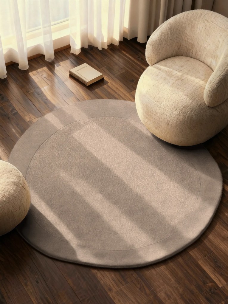Kusový koberec Villeroy & Boch Kari 106286 Beige, 160x160 (priemer) kruh, béžová, obývacia izba, Villeroy & Boch
