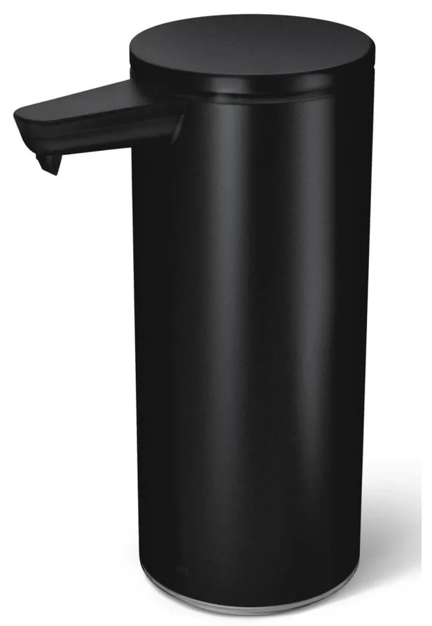 Simplehuman Bezdotykový dávkovač mydla 266 ml, dobíjací, matná čierna oceľ