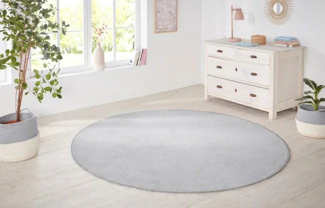 Koberec Hanse Home Nasty sivý kruh