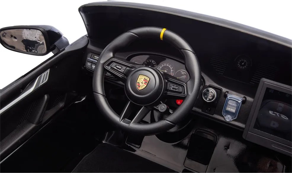 LEAN CARS Elektrické autíčko Porsche GT3 DK-P911 čierne lakované