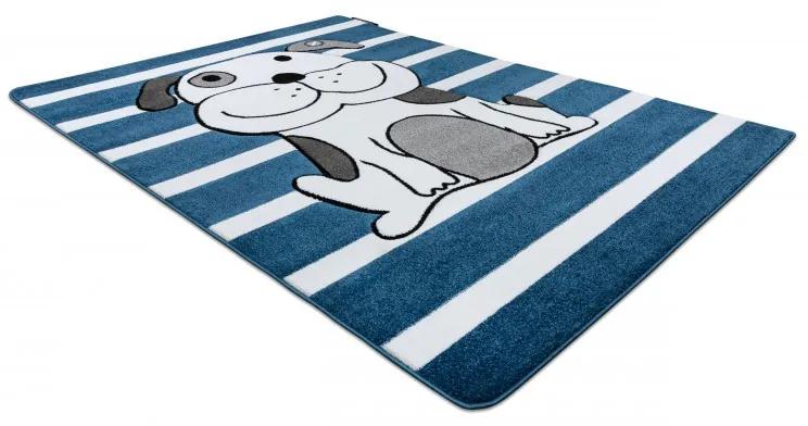 Dywany Łuszczów AKCIA: 140x190 cm Detský kusový koberec Petit Puppy blue - 140x190 cm