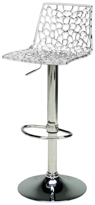 Stima Plastová barová stolička SPIDER Vyberte odtieň ->: Bianco - Biela