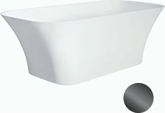 Besco Voľne stojaca vaňa z liateho mramoru Assos S-Line Matt 160x70 BESCO-Typ výpuste: Click-Clack štandard, chróm, BESCO-Rozmery: 160x70, BESCO-Farb…