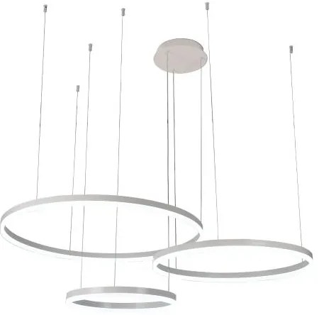 LED Stmievateľný luster na lanku LED/125W/230V 3000-6500K + diaľkové ovládanie