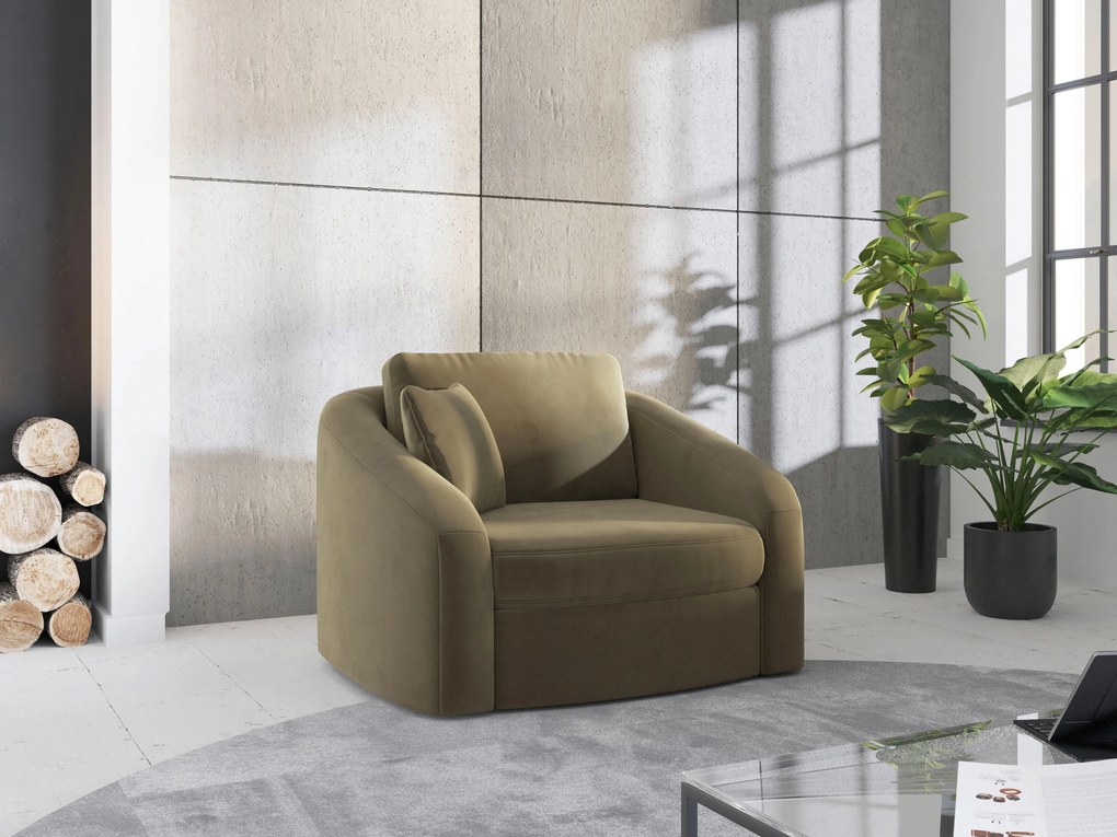 XXXLutz KRESLO, textil, olivovozelená Sit & More - Online Only obývacie izby - 000144017437