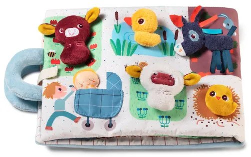 Lilliputiens - textilná didaktická knižka - Baby Boom