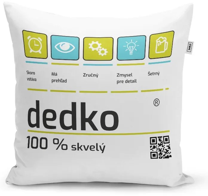 Sablio Vankúš Dedko: 40x40 cm