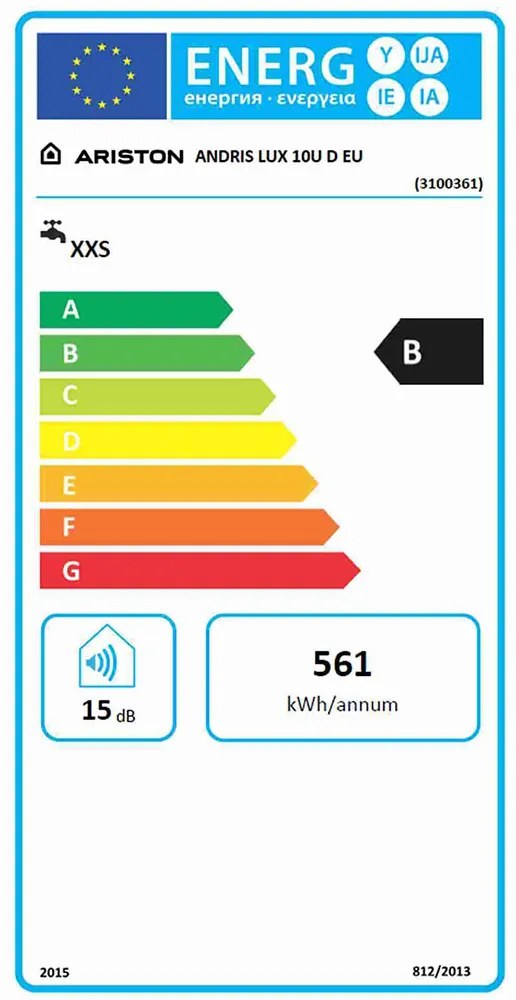 ARISTON ANDRIS LUX 10 Ohrievač elektrický zásobníkový pod umývadlo, 2kW 3100361
