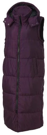 Crivit Dámsky prešívaný kabát 2 v 1 (M (40/42), fialová)  (100383578)