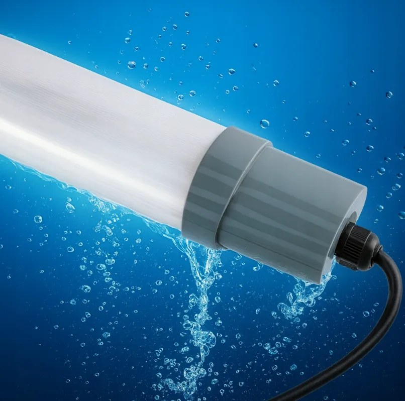 Sada 4 LED svietidiel 120 cm 36 W 3000 lm Hermetické svietidlo IP65 do garáže, dielne