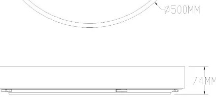 Zuma Line MS724-R500-AB - LED Stm. svietidlo NADI LED/50W/230V pr. 50 cm mosadz+DO