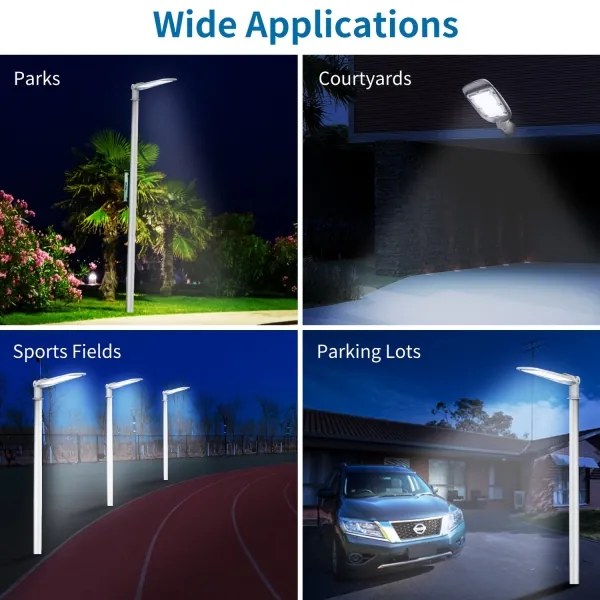 Aigostar - LED pouličné svietidlo SLIM LED/200W/230V 6500K IP65