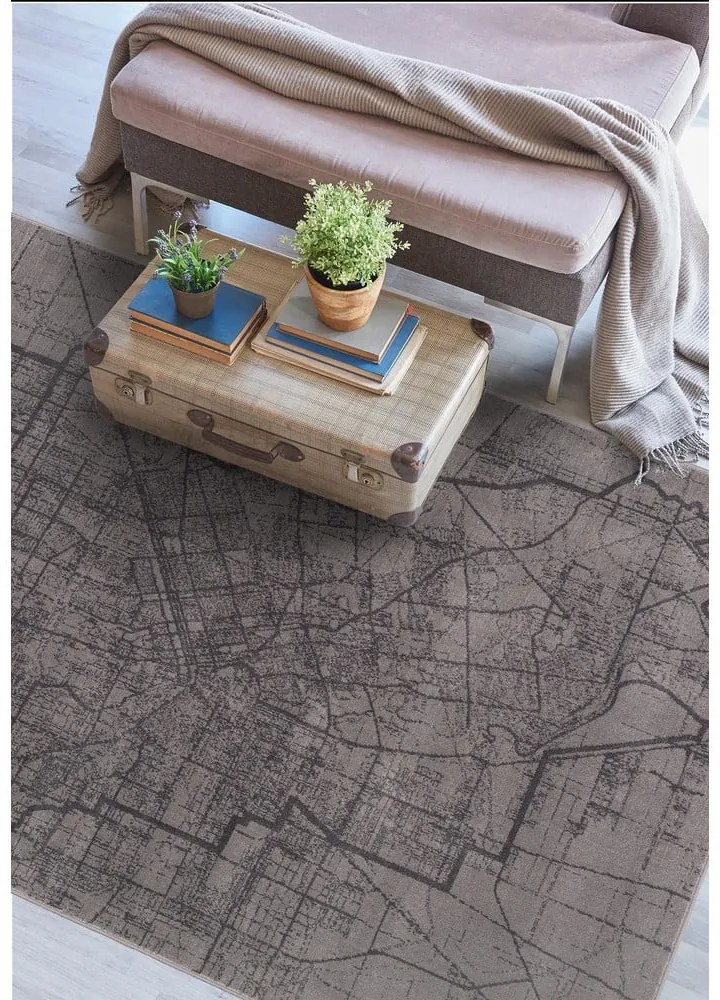 Sivý koberec 133x190 cm Soft – FD