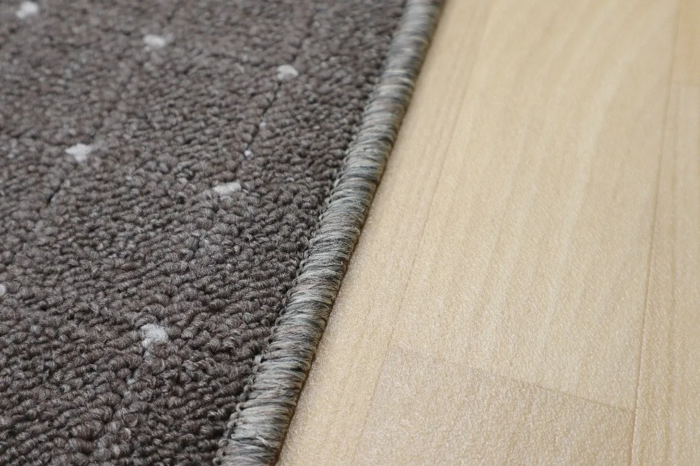 Condor Carpets Behúň na mieru Udinesa hnedý - šíre 150 cm