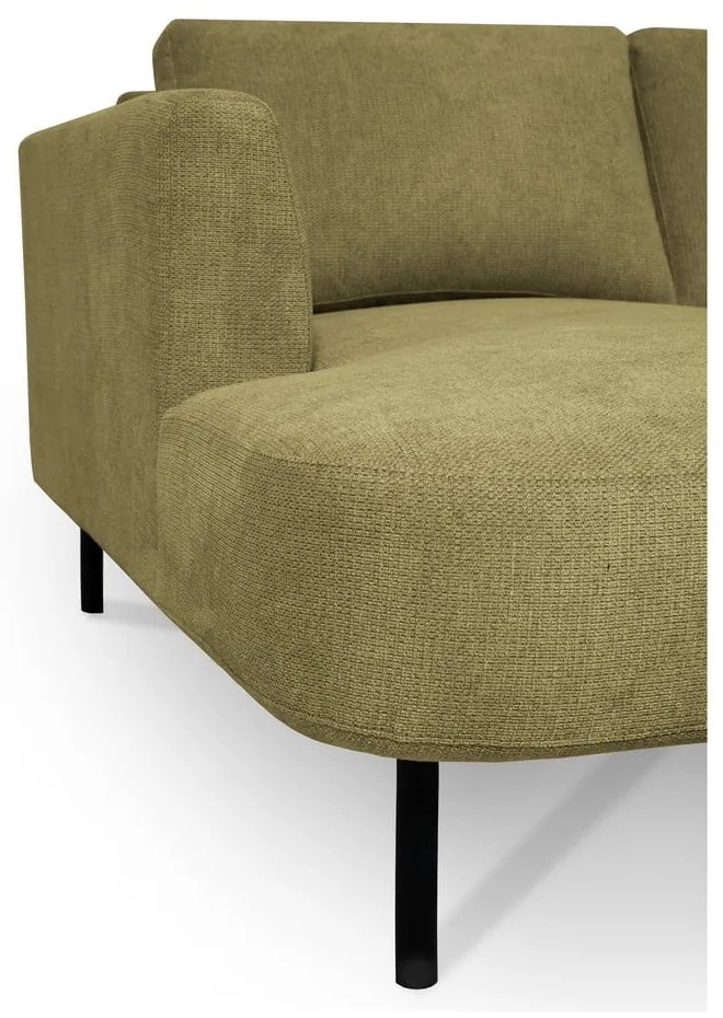 Rohová pohovka v horčicovej farbe (pravý roh/do "U") Hero – Scandic