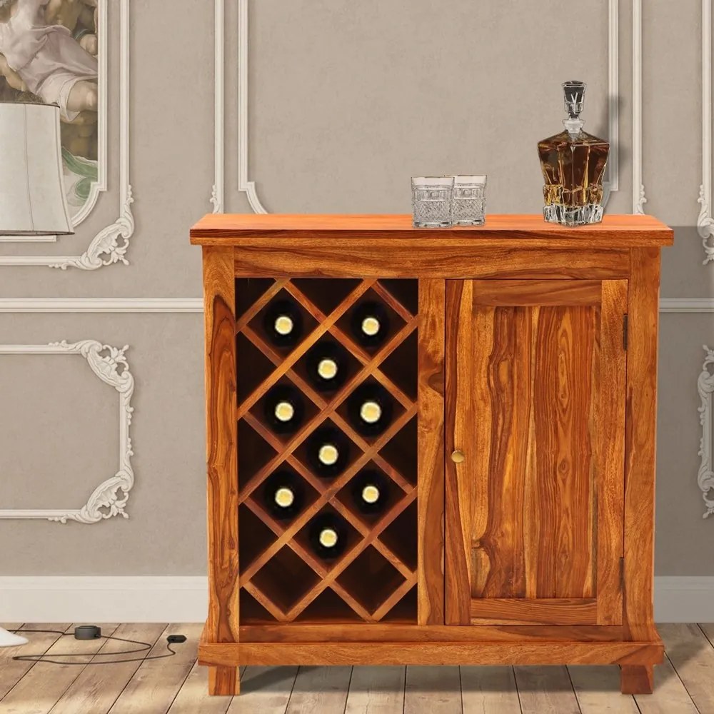 furniture-nabytek.cz - Domáca barová skriňa 90x90x45 z masívu palisander