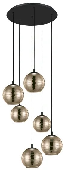 Eglo 39687 - Luster na lanku LEMORIETA 6xE27/40W/230V
