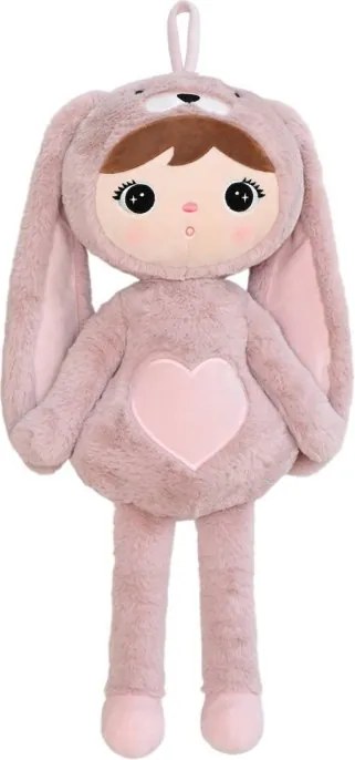 Bábika králik ružový XL 70 cm s menom Adelka
