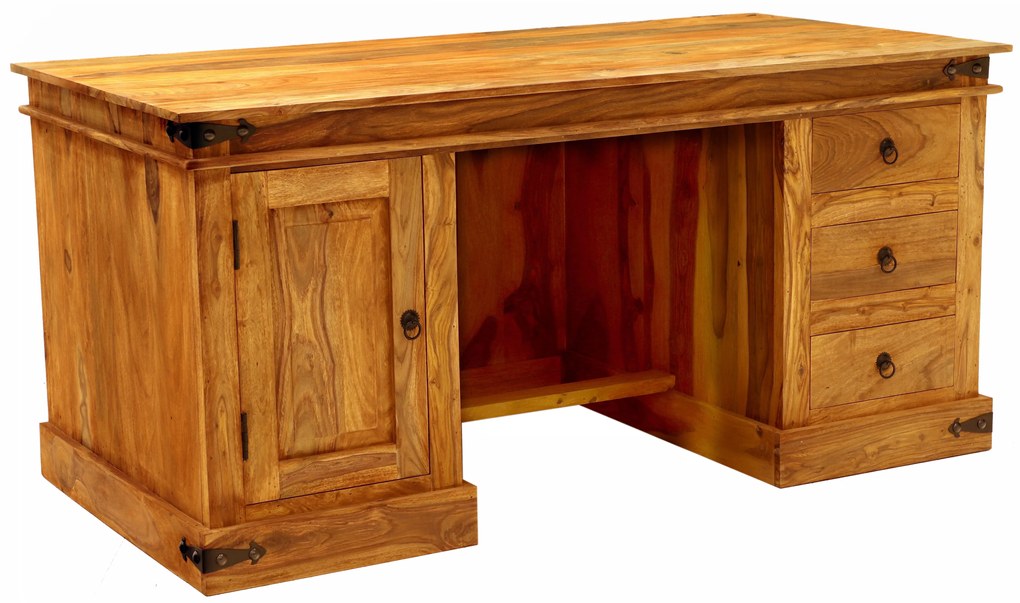 furniture-nabytek.cz - Pracovný stôl z masívneho palisandrového dreva 160x76x80
