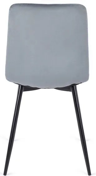 Vintino kreslo BERA Velvet -horčicová farba, nohy sivé - vintino.sk