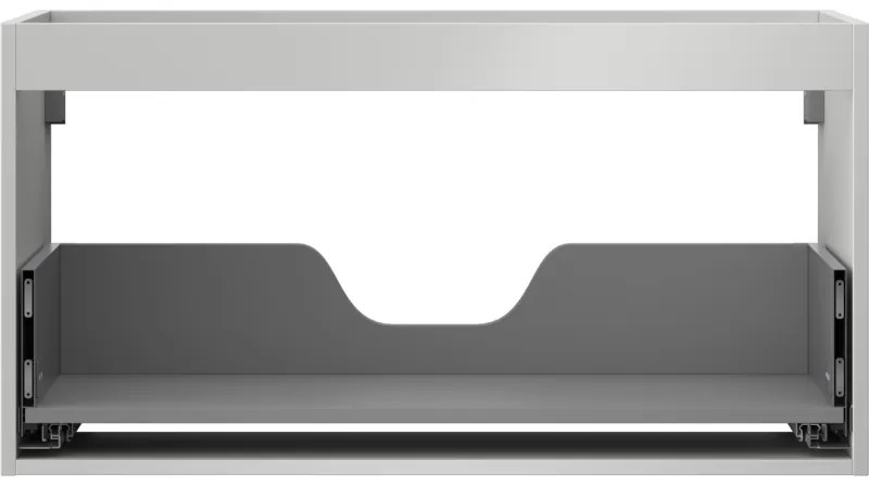 Mexen Box-A, závesná skrinka 90 cm, 1 zásuvka, sivá matná, 91AX0-0900-470-1-62