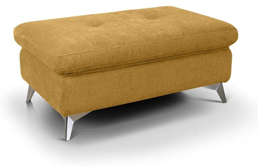 Taburet SALERNO 66x100 cm žltá