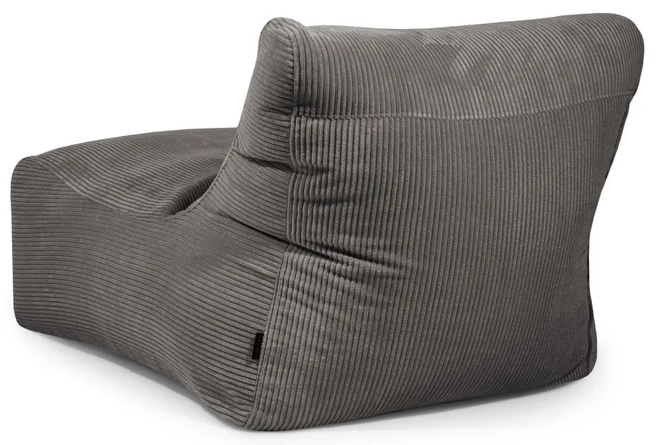 Menčestrový sedací vak v horčicovej farbe Lounge 100 – SLOWDOWN