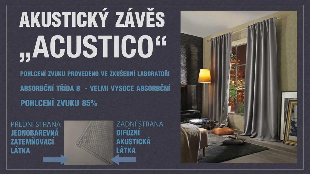 Home Wohnideen Záves akustický s podšívkou, Acustico, Horčicová Curry Rozmer textilu: 160 cm (V), 135 cm (Š)