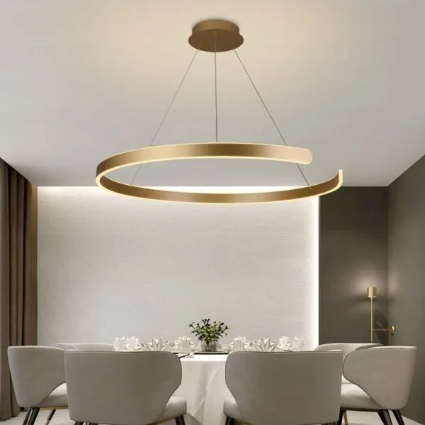 LED Stmievateľný luster na lanku LED/100W/230V 3000-6500K + diaľkové ovládanie