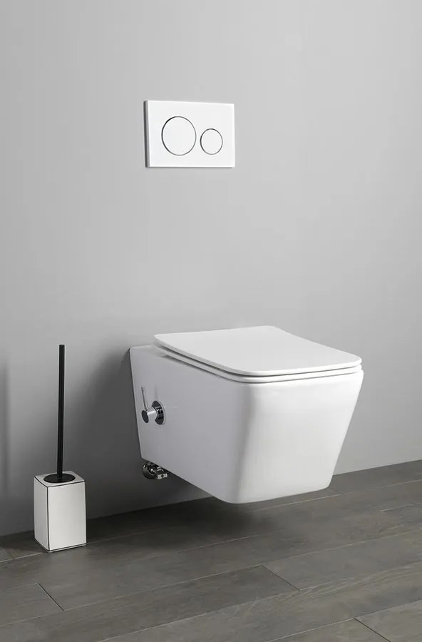Sapho Sapho, PORTO WC kombi misa s nádržkou Rimless , spodný/zadný odpad, PC102WR