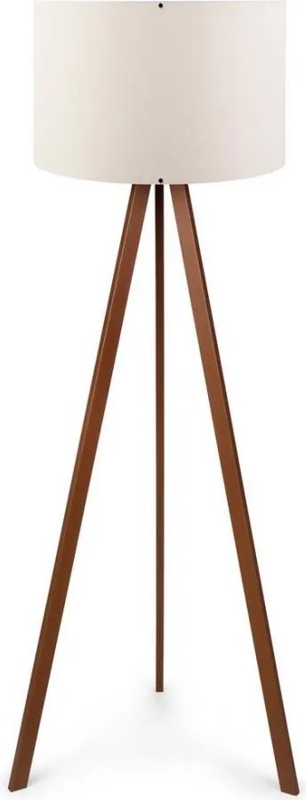 Stojacia lampa AYD 1xE27/60W/230V béžová/hnedá