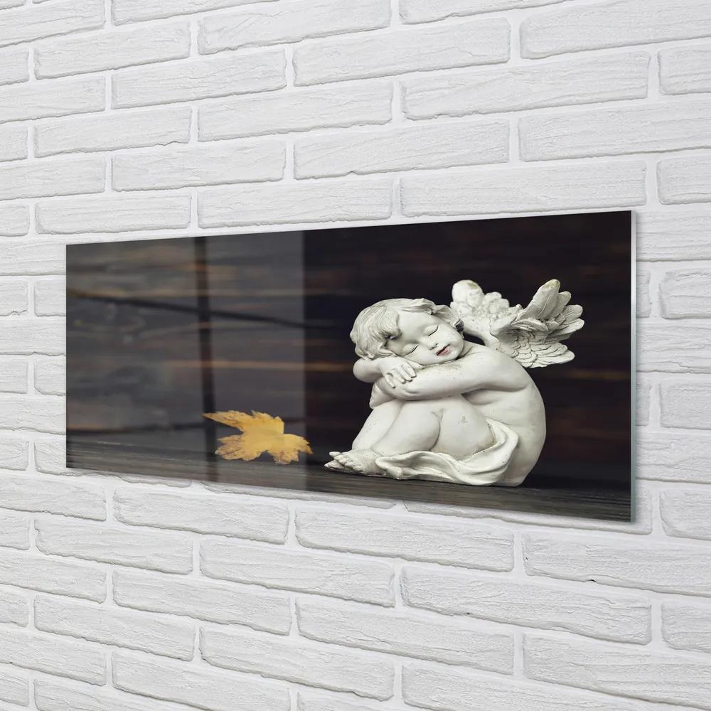 Obraz na akrylátovom skle Spacie angel listy board 120x60 cm