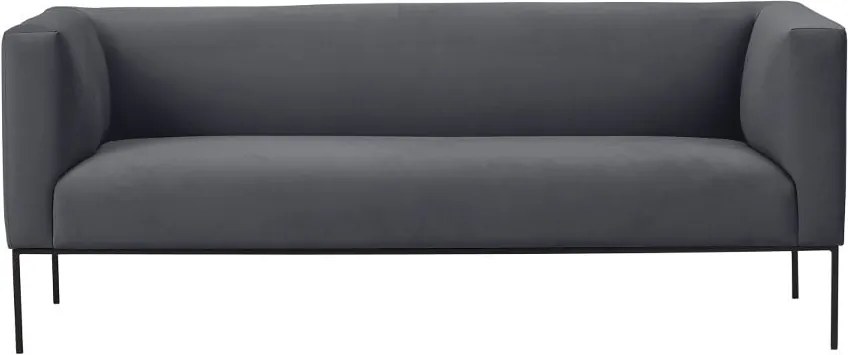 Tmavosivá pohovka Windsor & Co Sofas Neptune, 195 cm