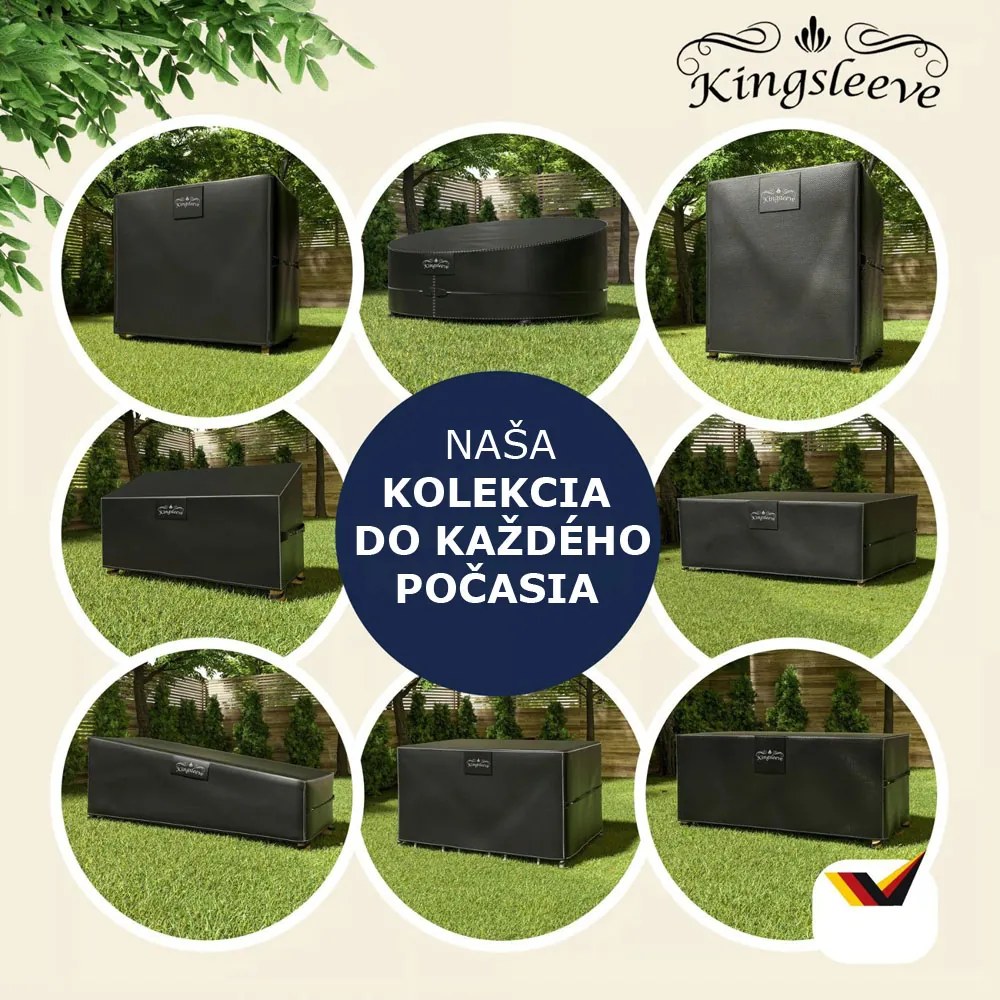 Ochranná plachta na pivný set BEER COVER, 180x90x74cm, antracitová Kingsleeve