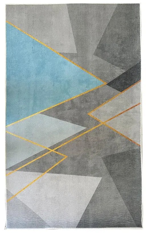 Tlačený koberec Loren 1,6/1,9 LBL 12 sivá