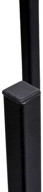 Stojan na kvety TORRE čierny 60 cm