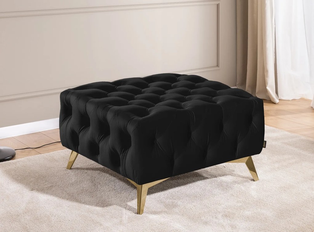 TABURET SARAH CHESTERFIELD 80 x 80 cm