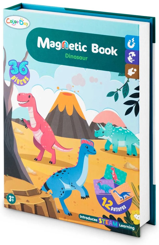 Ricokids Magnetická kniha Puzzle Dinosaury RK-770