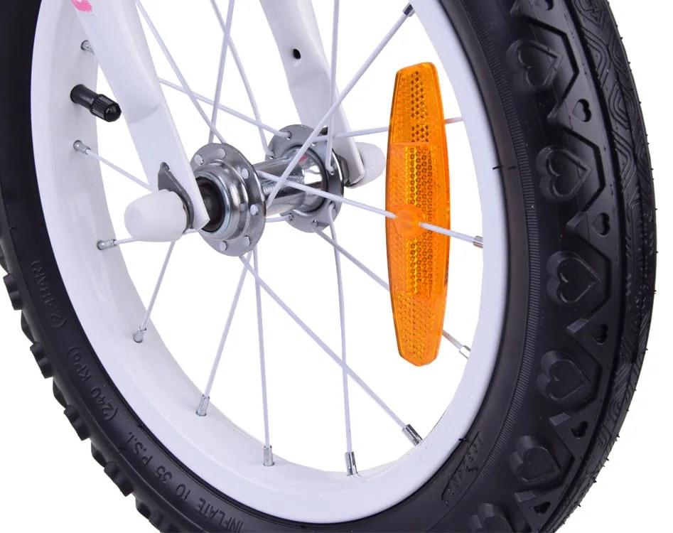 Detský bicykel 14" Little Swan RoyalBaby RB14-18 - ružový