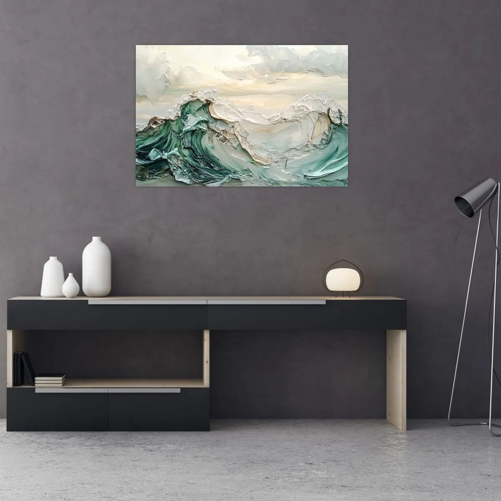 Obraz - 3D abstrakcie mora (90x60 cm)