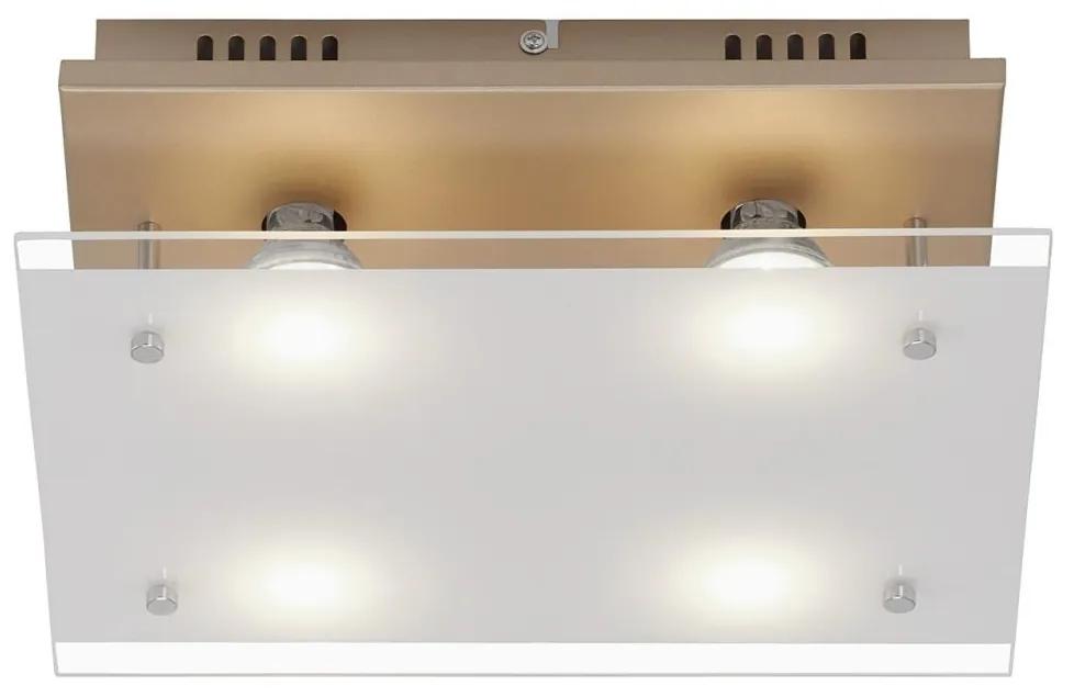 Briloner Briloner 3586-047 - LED Stropné svietidlo SMART GOLD 4xGU10/4W/230V BL1618