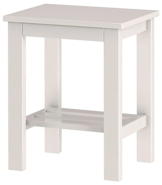 Biely nočný stolík Støraa Trento