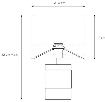 Lucide 10500/81/34 - Stolná lampa EXTRAVAGANZA FRIZZLE 1xE14/40W/230V zlatá