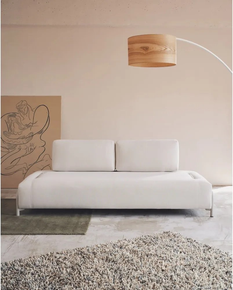 Béžová ženilková modulárna pohovka 232 cm Compo – Kave Home