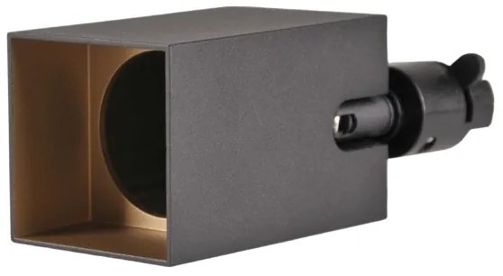 Bodové svietidlo do lištového systému SQUARE 1xGU10/10W/230V čierna