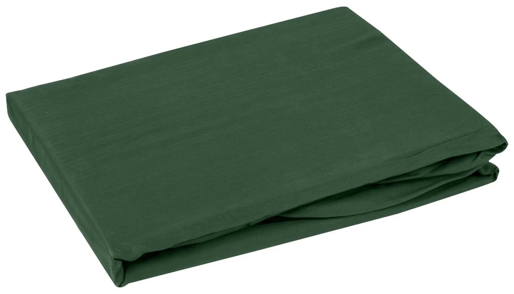 SATÉNOVÉ PRESTIERADLO DINA 160X210 CM TMAVOZELENÁ