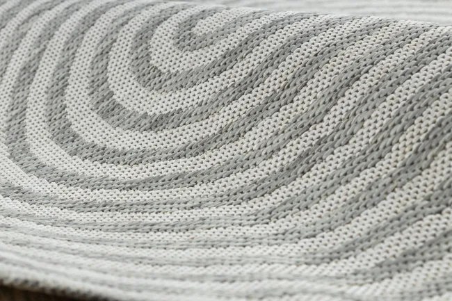 Koberec ORGANIC 2131 geometrický, krémový / sivý / naturálny