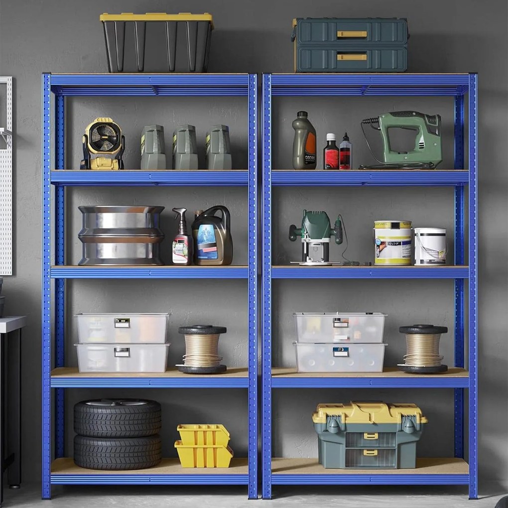 Regál s vysokou nosnosťou do 875 kg, modrý