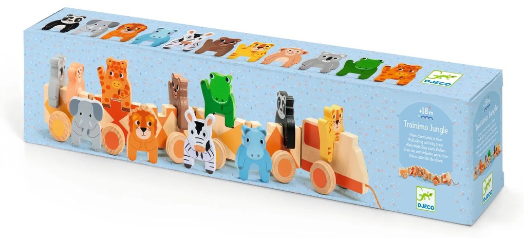 Vláčik so zvieratkami z džungle