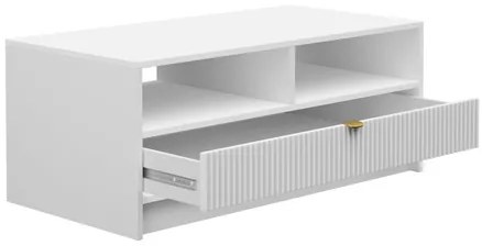 Konferenčný stolík Razimo 1SZ, Farby: Biely velvet